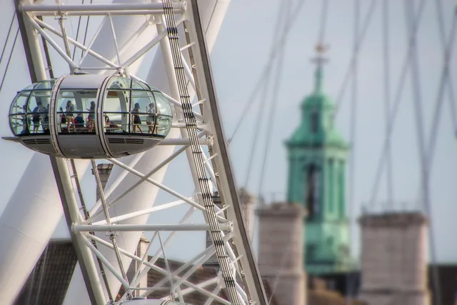 london, britain, london eye, sky, landmark, ferris wheel, tourism, nature, skyline, attraction, city, people. How small brands assess a London paid social agency