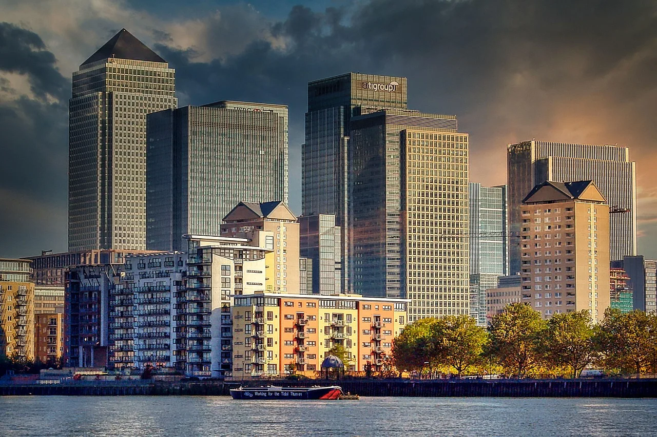 buildings, city, river, urban, cityscape, skyline, towers, skyscrapers, office buildings, metropolis, downtown, river thames, london, england, uk